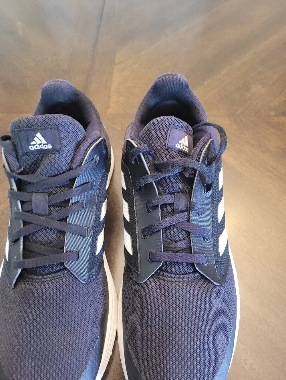 Adidas Black and White Men's Cloudfoam Comfort Athletic Sneakers. Size 8.5